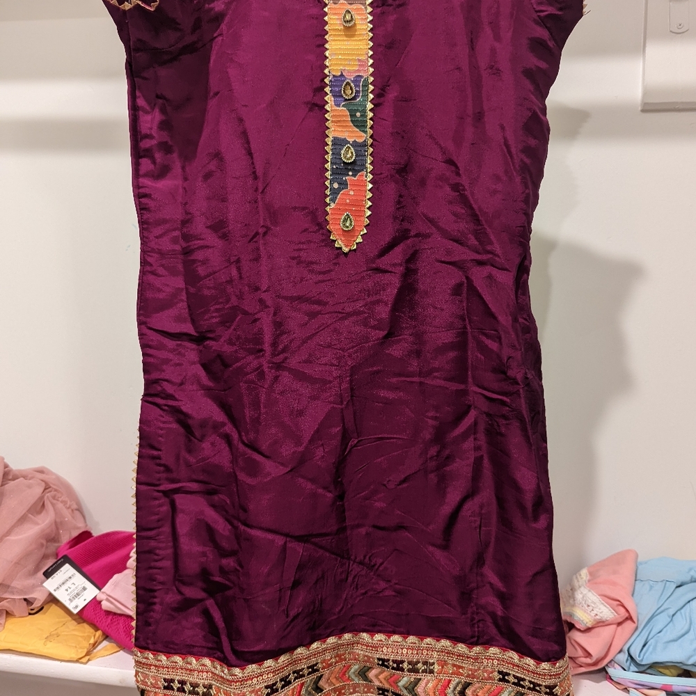 Patiala Silk Salwar suit new Punjabi suit.